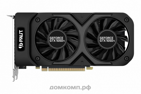 Видеокарта Palit GeForce GTX 1050Ti DUAL OC 4 Гб [ne5105ts18g1-1071d]